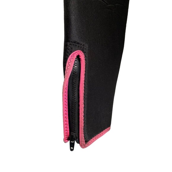 Wave Women’s Compression Wetsuit Black Pink Size Medium - Picture 4 of 10